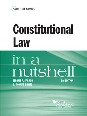 cover image of Constitutional Law in a Nutshell